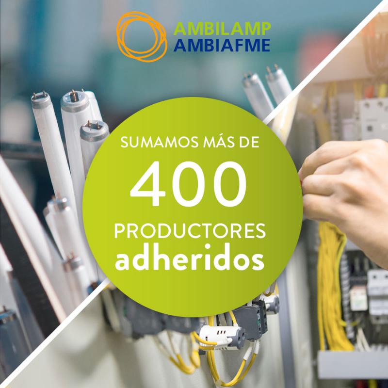 ambilamp y ambiafme logran más de 400 adheridos profesionales